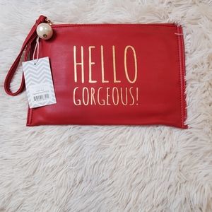 Red Clutch / Wristlet